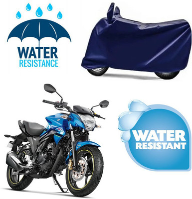 AUTOCAD Waterproof Two Wheeler Cover for Suzuki(Gixxer, Blue)