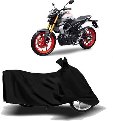 MMSSTAR Waterproof Two Wheeler Cover for Yamaha(MT-15, Black)