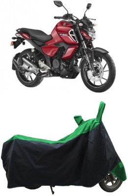 Coxtor Waterproof Two Wheeler Cover for Yamaha(FZ-S Fi Version 3.0 BS6, Green)