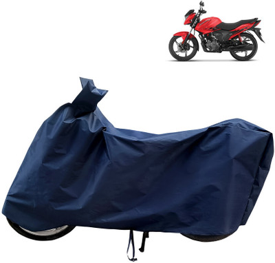 Horseyaart Waterproof Two Wheeler Cover for Hero(Glamour Programmed FI BS6, Blue)