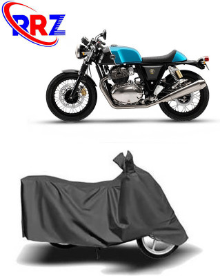 RRZ Waterproof Two Wheeler Cover for Royal Enfield(Continental GT, Grey)