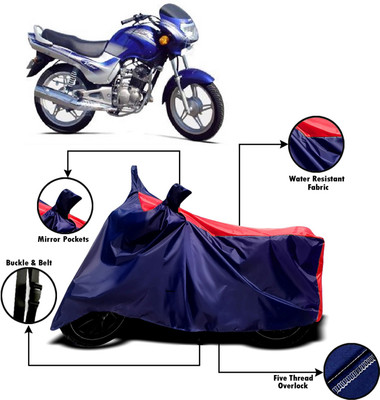 AUCTIMO Two Wheeler Cover for TVS(Victor GLX, Blue)