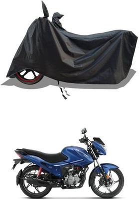 AASHTIK MART Two Wheeler Cover for Hero(Glamour FI, Black)