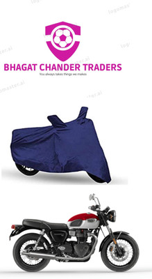 BAHGAT CHANDER TRADERS Waterproof Two Wheeler Cover for Triumph(Bonneville T100, Blue)
