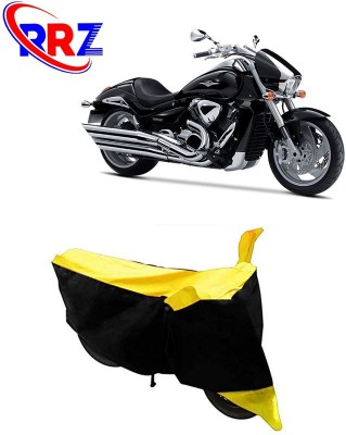 RRZ Waterproof Two Wheeler Cover for Suzuki(Intruder M1800R, Black, Yellow)