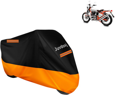 Juvdoxj Waterproof Two Wheeler Cover for Royal Enfield(Bullet Trials 350, Orange)