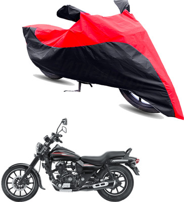 Motodreka Two Wheeler Cover for Bajaj(Avenger, Red, Black)