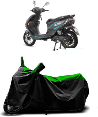 VESMEI Two Wheeler Cover for Hero(Electric Atria, Green)