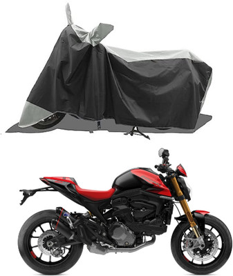GROFATIK Two Wheeler Cover for Ducati(Monster 821, Grey)