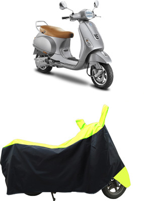 Coxtor Waterproof Two Wheeler Cover for Vespa(Vespa VXL 150, Yellow)