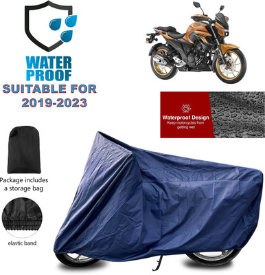 PAGORA Waterproof Two Wheeler Cover for Yamaha(FZ-S, Blue)