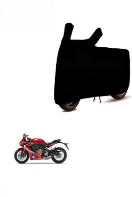 DeepShakshi AUTOMOTIVE Two Wheeler Cover for Honda(CBR650R, Black)