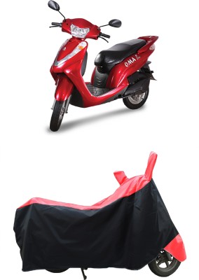 Coxtor Two Wheeler Cover for Lohia(Oma Star, Red)