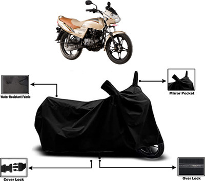 Amexride Two Wheeler Cover for LML(Freedom LS, Black)