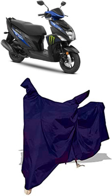 Amexride Two Wheeler Cover for Yamaha(Ray ZR BS6, Blue)