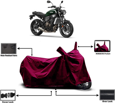 Amexride Two Wheeler Cover for Yamaha(XSR300, Maroon)