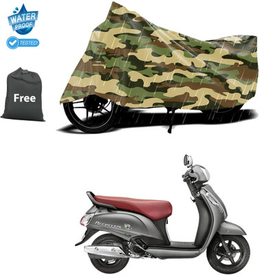 CODOKI Waterproof Two Wheeler Cover for Suzuki(Access SE, Yellow)