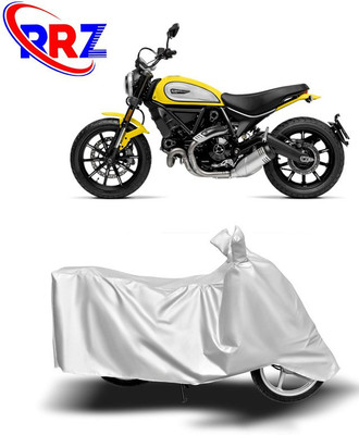 RRZ Waterproof Two Wheeler Cover for Ducati(Scrambler, White)