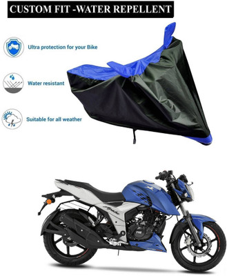 CODOKI Waterproof Two Wheeler Cover for TVS(Apache RTR 160 4V, Blue)