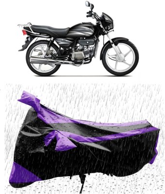 MISSION COLLECTION Waterproof Two Wheeler Cover for Hero(Splendor Plus, Purple)