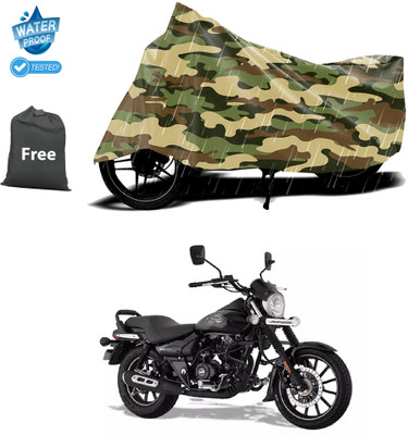 PAGORA Waterproof Two Wheeler Cover for Bajaj(Avenger Street 160, Yellow)