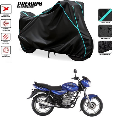 SThanaveX Waterproof Two Wheeler Cover for Bajaj(Discover 125 DTS-i, Black)