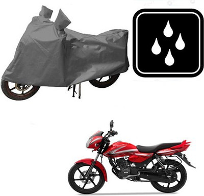 DeepShakshi AUTOMOTIVE Waterproof Two Wheeler Cover for TVS(Phoenix, Grey)