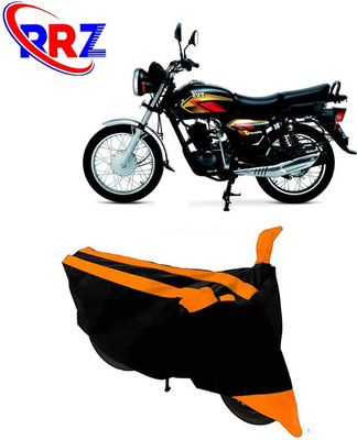 RRZ Waterproof Two Wheeler Cover for TVS(Max 4R, Black, Orange)