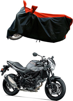 AESTRYD Two Wheeler Cover for Suzuki(SV 650 BS6, Red)