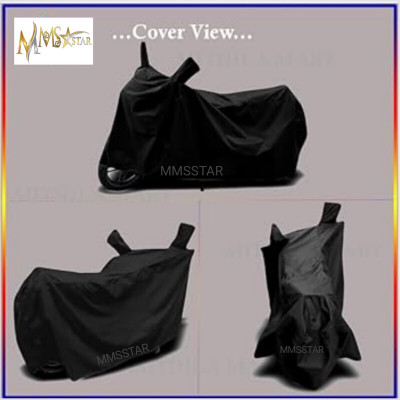 DeepShakshi AUTOMOTIVE Waterproof Two Wheeler Cover for Royal Enfield(Himalayan, Black)