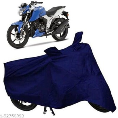 smwzxyu Waterproof Two Wheeler Cover for TVS(Apache 150, Blue)