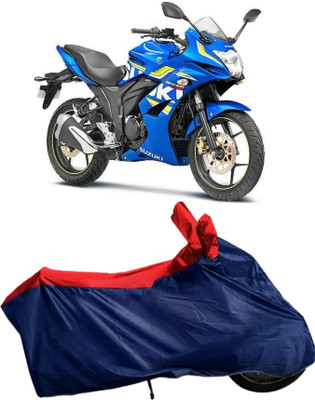 APNEK Waterproof Two Wheeler Cover for Suzuki(Gixxer SF 250, Blue, Red)