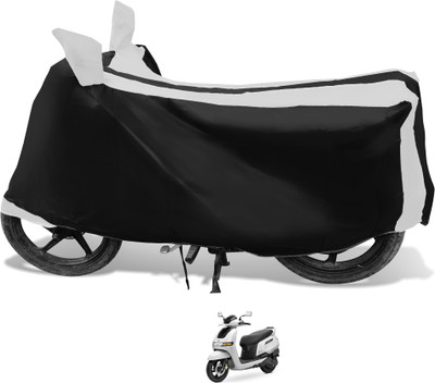 Euro Care Waterproof Two Wheeler Cover for TVS(iQube, White)