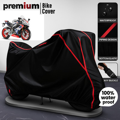 SThanaveX Waterproof Two Wheeler Cover for Aprilia(RS 660 BS6, Black)
