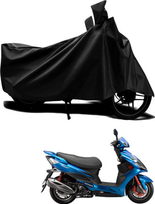KEDIT Two Wheeler Cover for Hero(Electric Zippy, Black)