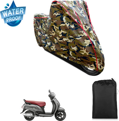 GOSHIV-car and bike accessories Waterproof Two Wheeler Cover for Suzuki(Access SE, Yellow)