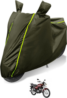 Auto Hub Waterproof Two Wheeler Cover for Hero(HF Dawn, Green)