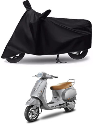 KEDIT Two Wheeler Cover for Vespa(Vespa VXL 125, Black)