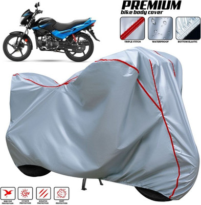 xodi Waterproof Two Wheeler Cover for Hero(Glamour Programmed FI BS6, Silver, Red, Multicolor)