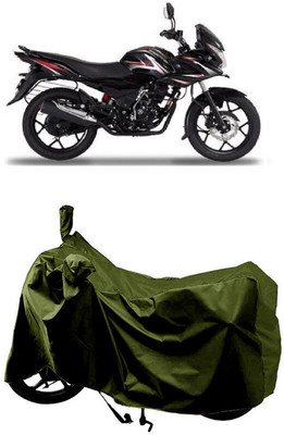 SUGASHRI Waterproof Two Wheeler Cover for Bajaj(Discover 150 f, Green)
