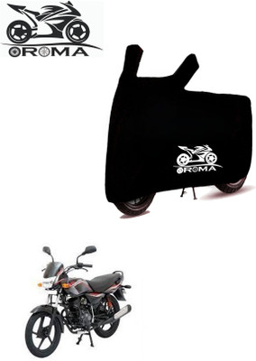 DeepShakshi AUTOMOTIVE Waterproof Two Wheeler Cover for Bajaj(Platina 125, Black)