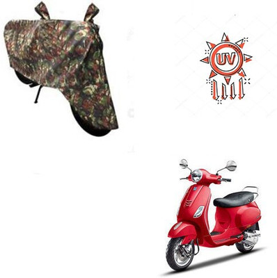DeepShakshi AUTOMOTIVE Waterproof Two Wheeler Cover for Piaggio(Vespa VXL, Multicolor)