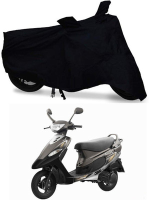 HYBRIDS COLLECTION Two Wheeler Cover for TVS(Scooty Pep+, Black)