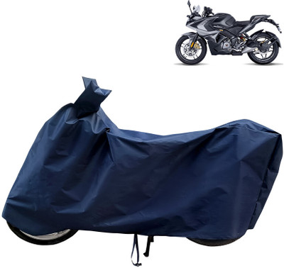 Horseyaart Waterproof Two Wheeler Cover for Bajaj(Pulsar RS200 BS6, Blue)