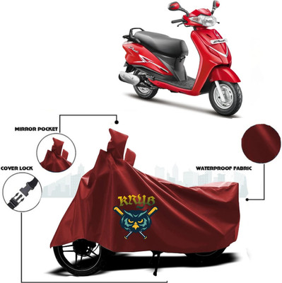 DeepShakshi AUTOMOTIVE Waterproof Two Wheeler Cover for Hero(Duet, Maroon)