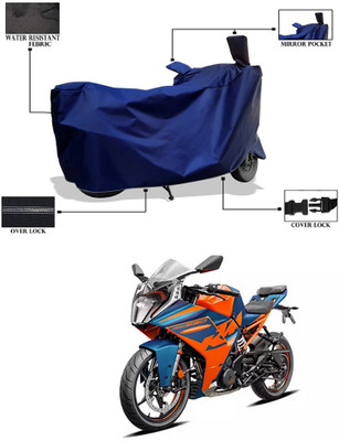 CODOKI Waterproof Two Wheeler Cover for KTM(RC 390 BS6, Blue)