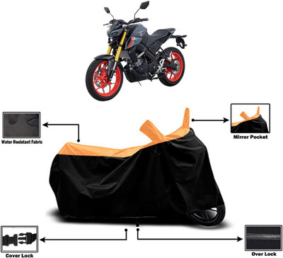 Amexride Two Wheeler Cover for Yamaha(MT 15, Orange)