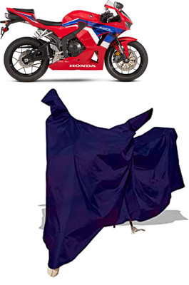 Amexride Two Wheeler Cover for Honda(CBR 600 RR, Blue)