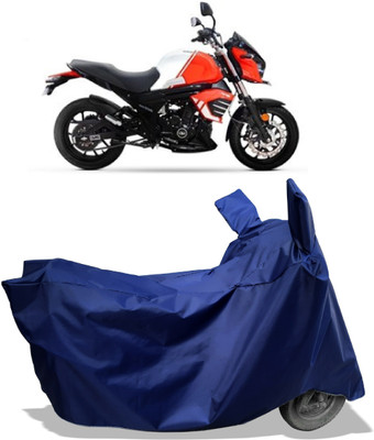Amexride Two Wheeler Cover for Mahindra(Mojo, Blue)