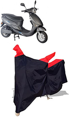 Amexride Two Wheeler Cover for Avon(E Star, Black)